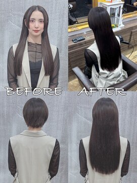 リップ 大阪本店(LIP) 【レミー100%最高級人毛/ロング】シールエクステ60枚