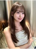 韓国ヘア/透明感/髪質改善/レイヤーカット/暗めカラー/学割/浦和