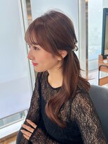 アリスバイアフロート 自由が丘(ALICe by AFLOAT)&nbsp;小顔サイドバング/ショコラブラウン【自由が丘】