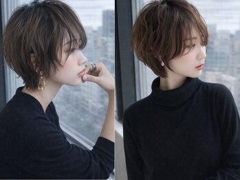 ラ ブレス 天王寺(LaBless)の写真/春めく予感♪2026年春トレンドを先取りする愛されショート★癖さえも魅力に変えるスタイルで軽やかに◎