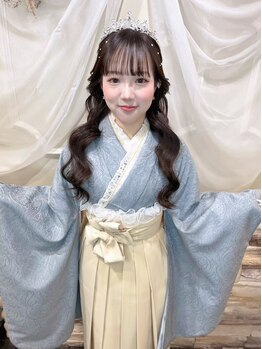 セットサロンエース(Set salon Ace)の写真/【ヘアセット+着付け★朝6時～可能】卒業式/成人式など大切なイベントは<Ace>で☆前撮り/着付も受付中◇