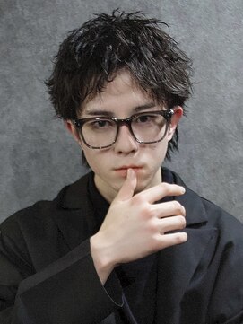 アウル 心斎橋(owl) スパイキーショート×ツイストスパイラルパーマ×大人men's