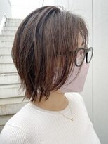 ルーファス 恵比寿南(Ruufus)&nbsp;レイヤー前下が大人切りっぱなしボブ