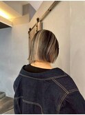 大人可愛い顔まわりカットのくびれボブレイヤーショート艶感