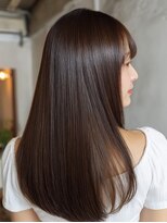 ユニカ オレ(UNIKA ore)&nbsp;ハッシュカットグレージュデザインカラーツートーンカラー北長瀬