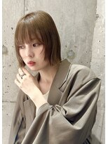 フィルムス ヨコハマ プラス(FILMS 横浜 +)&nbsp;ミルクブラウン/ボブ/オリーブページュ/ブリーチなし/横浜+