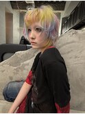 ハッシュカット/グレージュ/デザインカラー/名古屋