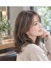 【白髪ぼかし×透明感】ウィービングカラー（Wカラーリング）＋カット