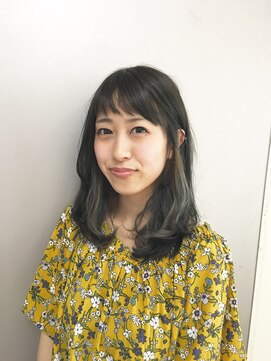 ピエドプールポッシュ(PiED DE POULE POCHE) スモーキーインナーカラー