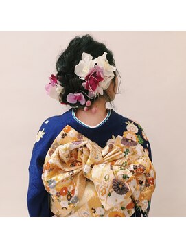 マウロア(MAULOA) “ 着物 卒業式 成人式 アップセット” 鈴木ちさと