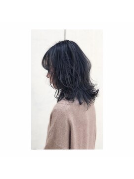 バグジー 小倉店(BAGZY) マッシュウルフ×ネイビー