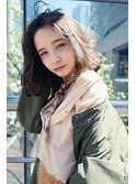 ひし形で大人かわいいラベンダーアッシュ