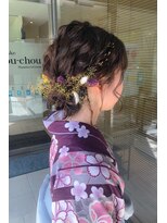 ヘアメイク シュシュ(Hair make chou chou) 振袖着物袴ヘアアレンジドライフラワー奈良大和八木