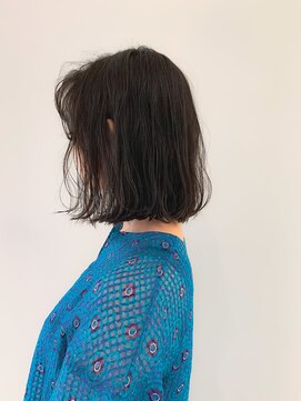 サルファ ヘアデザイン 名古屋 丸の内(S.ALPHA HAIR DESIGN) 毛束でつくる抜けの感あるボブ！