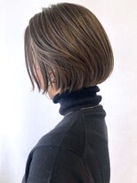 アイティーバイアルバム 藤沢店(IT by ALBUM) オリーブボブ_カーキグレージュマッシュショート_ba317061