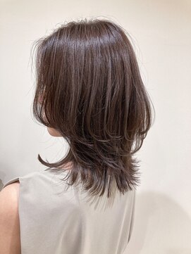 ロロン 代々木八幡(LORONG) ミディアムレイヤー　ブラウンベージュ