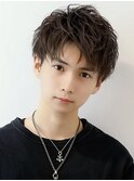 【爽やかハーフアップ】スラッシュショート