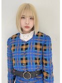 ボブ　ハイトーンブロンド