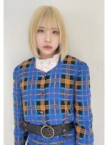 ターン ヘアー(TAAN HAIR)&nbsp;ボブ　ハイトーンブロンド