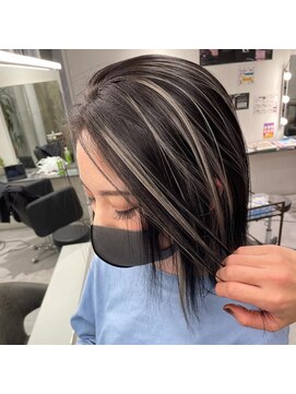 キング 梅田(K!ng) 【梅田】ホワイトハイライトハイライトカラー大人ハイライト