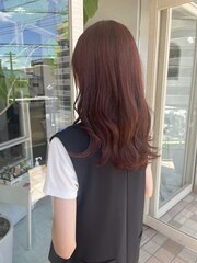 レッド・オレンジカラー/赤髪/暖色カラー