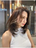 【lilley 稲永麻衣】レイヤーカット×ハイライトカラー天神/今泉