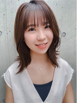 シンクビューティービースト 元町店(sync beauty:beast) くびれミディ×ピンクベージュ