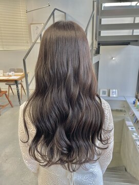 ヘアー アイス 御器所本店(HAIR ICI) 大人ガーリー大人美人透明感髪質改善ニュアンスカラー