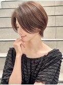 【Lond ambre】 川村利幸/オシャレショート×グレージュ M