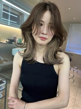 サイン 表参道(SIGN) 韓国ヘアイメチェンハッシュカット似合わせカットレッドブラウン