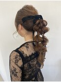 20代30代/ヘアセット/ヘアアレンジ/編みおろし/編み込み