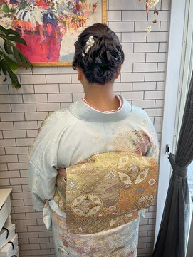 リール(THE RIRE.) *THE RIRE. 訪問着ヘアアレンジ*