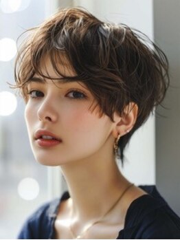 ヘアーメイクポリッシュ 大久保店の写真/小顔効果抜群！洗練された技術で理想を超える仕上がりに。