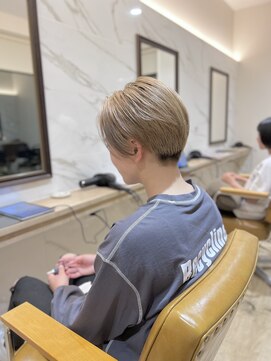 ラポールヘアー(rapport hair) ツーブロック×刈り上げショート＊