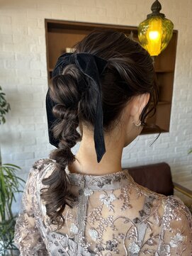 アルベレットオブヘア (arBellet of hair) 編みおろしポニー
