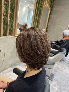 イメージア 町田店(IMAGE A) ミディアムレイヤーブラウンカラー＠30代40代50代60代
