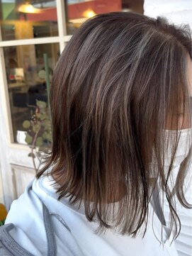 ヘアーエポック(hair epoque) 20代30代40代大人可愛いハイライトベージュアッシュ