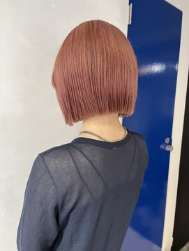 リノショアーズ 元町店(RINOSHORES) 10代20代★大人かわいいダブルカラーブリーチピンクベージュ