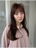 レイヤーカット・顔まわりカット・くびれヘア