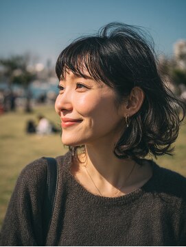 ディン カント たまプラーザ(Din kant) くしゃっとまとまる、ニュアンスパーマ