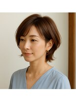 スープレックス ヘアーデザイン(SOUPREX HAIR DESIGN) ミセスショートボブ 20代 30代 40代 50代 60代 髪質改善 ボブ