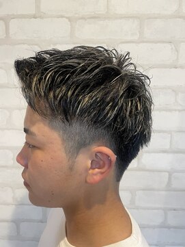 クリエイション(CREATION) メンズショートハイライトメッシュ