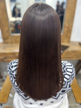 ニューラインギンザ(New-Line 銀座) 艶髪ロング　ニュアンスカラー