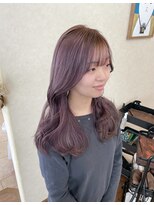 メルク(merc) レイヤー ボブ ショート インナーカラー 韓国