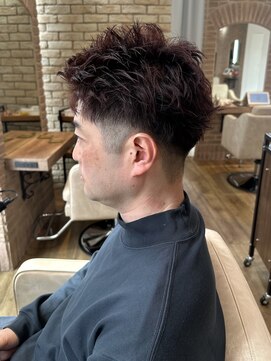 アクロ 梅田店(ACRO) メンズカット×ボルドレッド