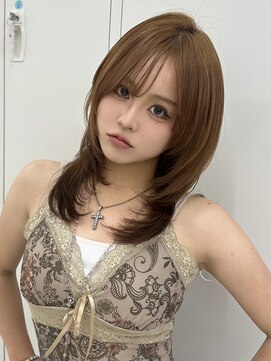 アイトーキョーエス 渋谷(AI TOKYO S) ワンホンレイヤー/ミルクティーブロンド/ハッシュカット/渋谷
