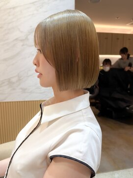 ロンド エスポワール 錦糸町(Lond espoir) ミルクティーベージュ/レイヤーボブ/韓国巻き/錦糸町