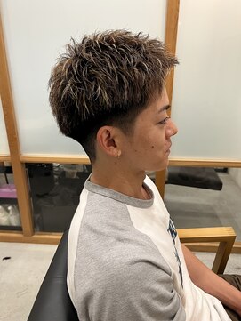 ルーム(room) スパイキーショート×メッシュ