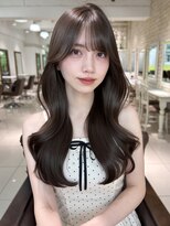 フォルテ 表参道店(FORTE) ミルクブラウン/ミルクティーベージュ/顔周りカット前髪/韓国