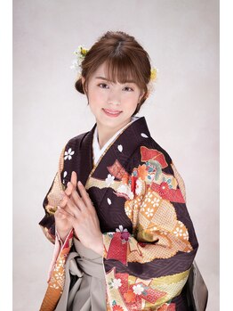 アトリエマサコ ホテル横浜キャメロットジャパン店(Atelier MASAKO)の写真/晴れの日の結婚式にはブライダルサロンを多数手掛けるプロの『技』と『和』の魅力で、美しさに磨きをかけて